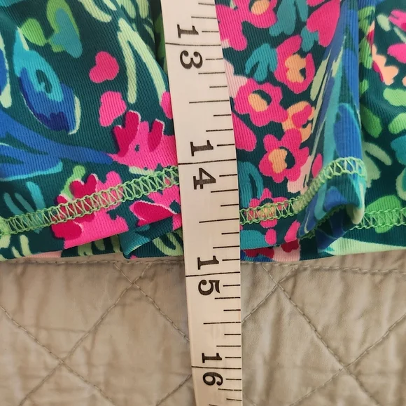 Lilly Pulitzer Taye Luxletic Skirt Multi Tiny Garden - Picture 5 of 8